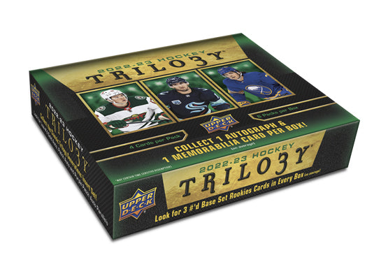 2022-23 UPPER DECK TRILOGY HOCKEY HOBBY BOX (Available Instore)