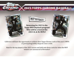 2023 TOPPS CHROME BASEBALL HOBBY BOX