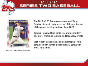 2022 Topps Baseball Series 2 Hobby Box
