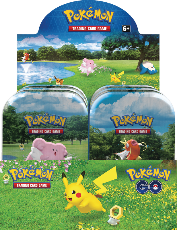 POKEMON GO MINI TINS DISPLAY (10 TIns)