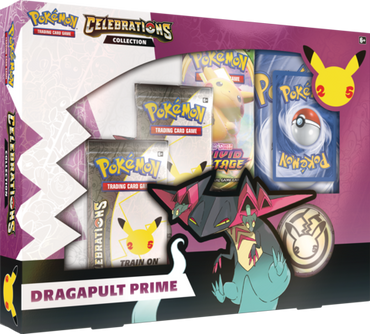 Pokémon Celebrations Dragapult Prime Collection Box
