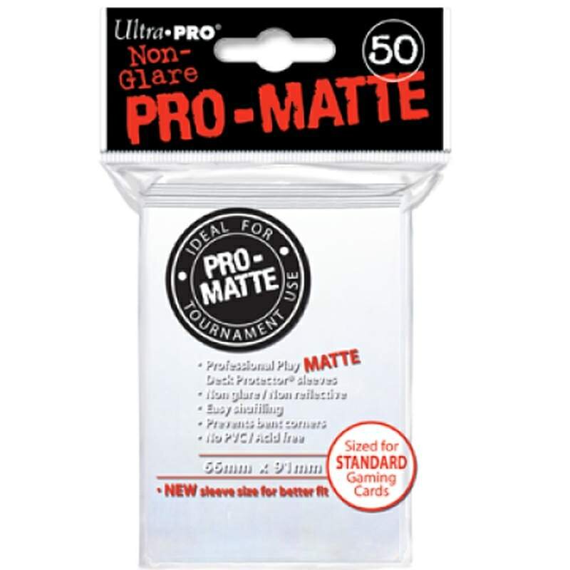 Ultra-Pro sleeves PRO-MATTE - White