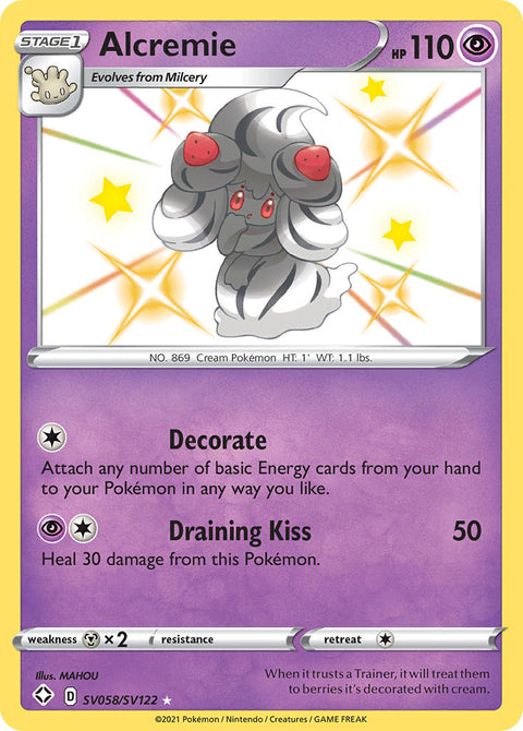 Alcremie (SV058/SV122) [Sword & Shield: Shining Fates]