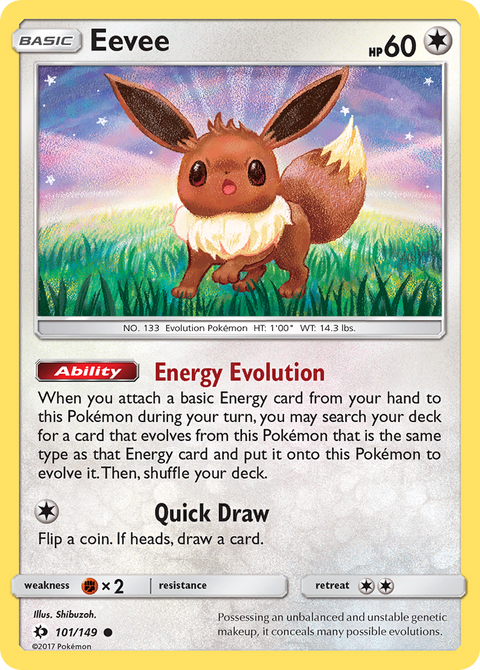 Eevee (101/149) (General Mills Promo) [Sun & Moon: Base Set]