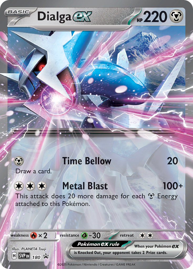 Dialga ex (180) [Scarlet & Violet: Black Star Promos]