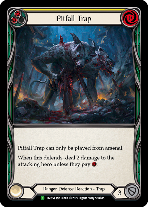 Pitfall Trap (Yellow) [LGS151] (Promo)  Rainbow Foil