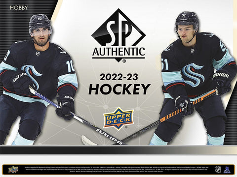 2022-23 UPPER DECK SP AUTHENTIC HOCKEY HOBBY BOX