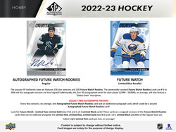 2022-23 UPPER DECK SP AUTHENTIC HOCKEY HOBBY BOX (AVAIL. IN-STORE)