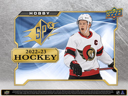 2022-23 UPPER DECK SPX HOCKEY HOBBY BOX