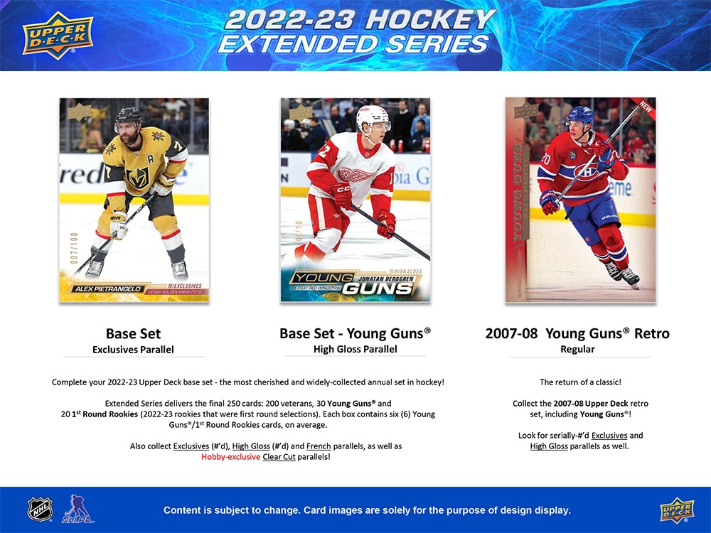 2022-23 UPPER DECK EXTENDED HOCKEY HOBBY BOX (AVAIL IN-STORE)