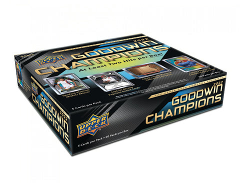 2022 UPPER DECK GOODWIN CHAMPIONS HOBBY BOX