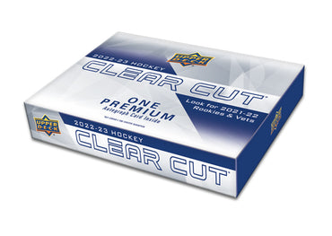 2022-23 UPPER DECK CLEAR CUT COMBINED HOCKEY HOBBY BOX