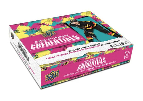 2023-24 Upper Deck Credentials Hockey Hobby Box