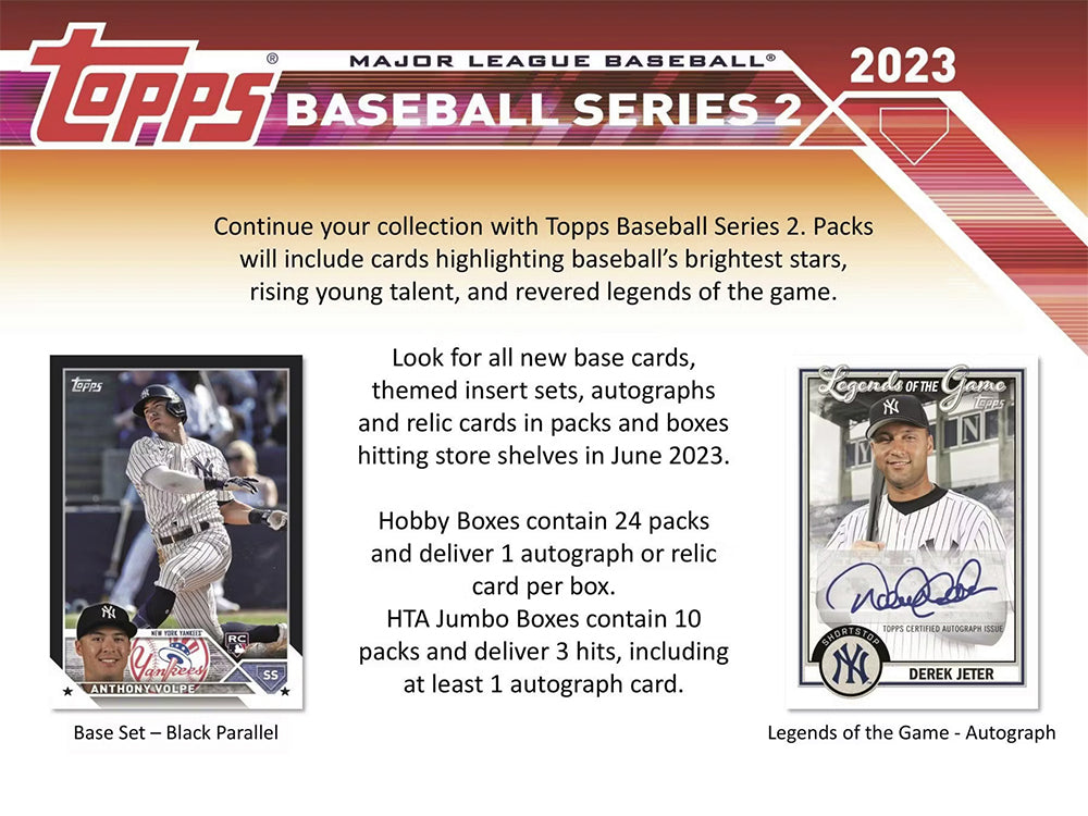 2023 TOPPS SERIES 2 BASEBALL HOBBY BOX