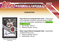 2023 TOPPS SERIES 2 BASEBALL HOBBY BOX