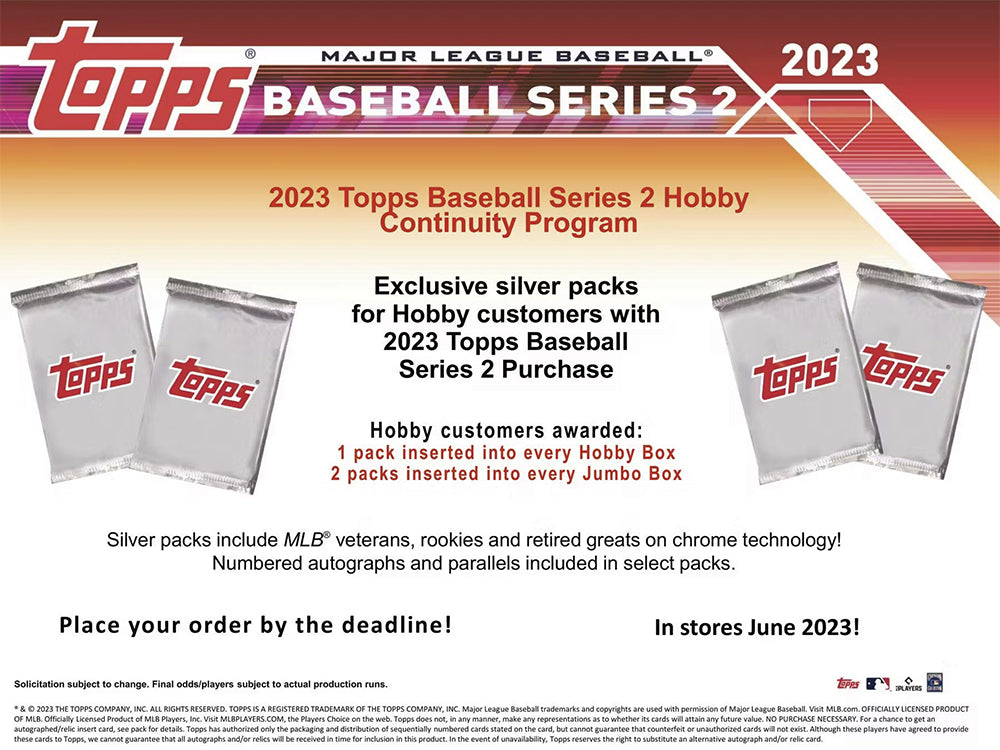 2023 TOPPS SERIES 2 BASEBALL HOBBY BOX