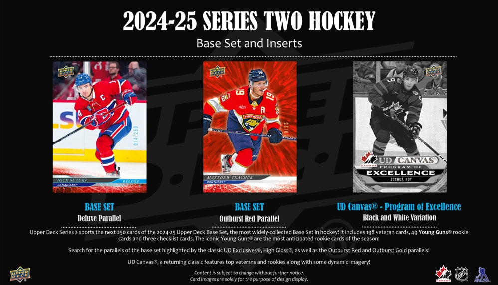2024-25 Upper Deck Series 2 Hobby Box  (Available Instore)