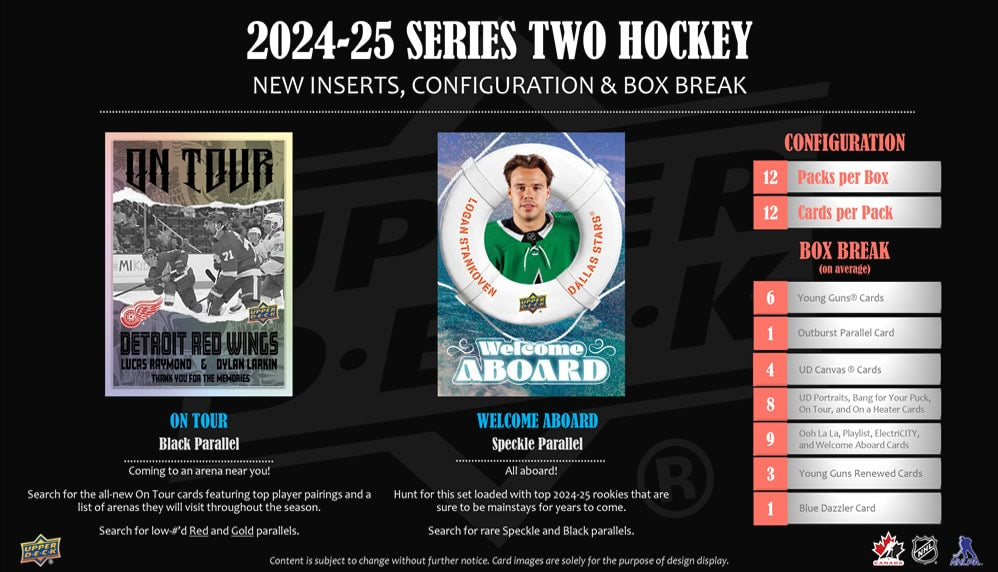 2024-25 Upper Deck Series 2 Hobby Box  (Available Instore)