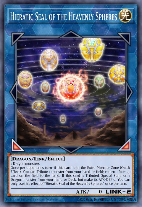 Hieratic Seal of the Heavenly Spheres (Unlimited Misprint) [SDWD-EN040] Common