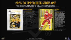 2025-26 Upper Deck Series 1 Hobby Box  (Available Instore)