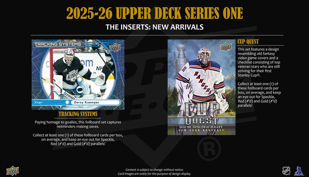 2025-26 Upper Deck Series 1 Hobby Box  (Available Instore)