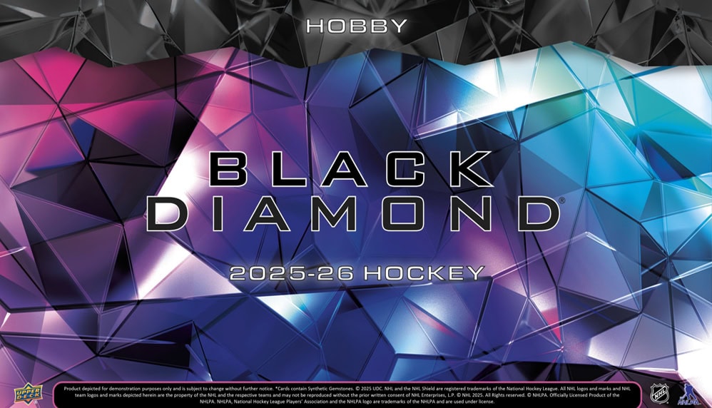 2025-26 Upper Deck Black Diamond Hobby Box  (Available Instore)