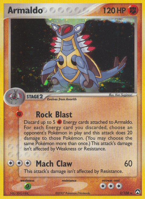 Armaldo (3/108) [EX: Power Keepers]