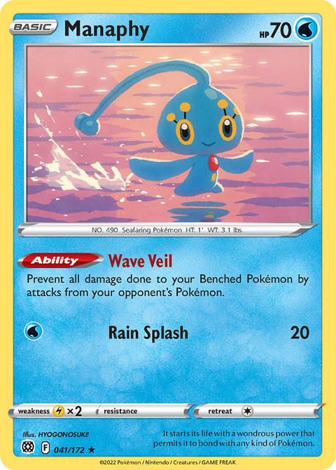 Manaphy (041/172) (Psychic Elegance - Tord Reklev) [World Championships 2023]