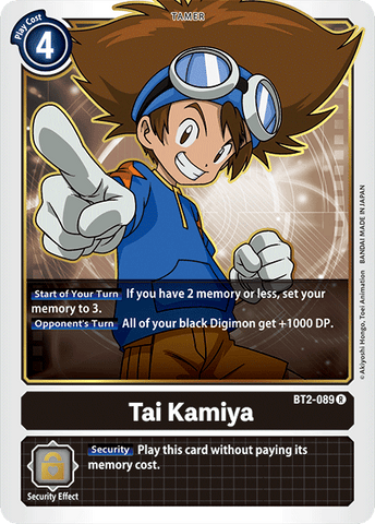 Tai Kamiya [BT2-089] [Release Special Booster Ver.1.0]