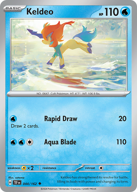 Keldeo (044/162) [Scarlet & Violet: Temporal Forces]