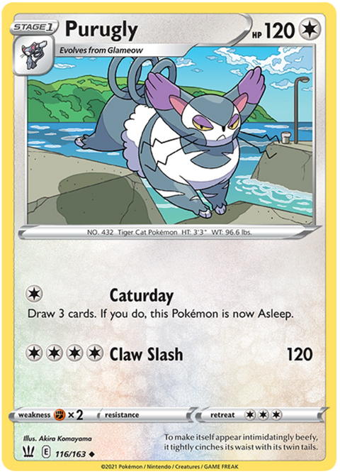 Purugly (116/163) [Sword & Shield: Battle Styles]