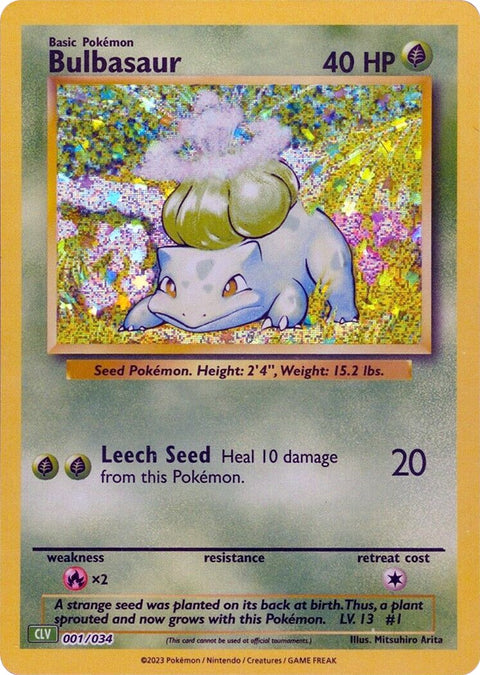 Bulbasaur [Trading Card Game Classic]