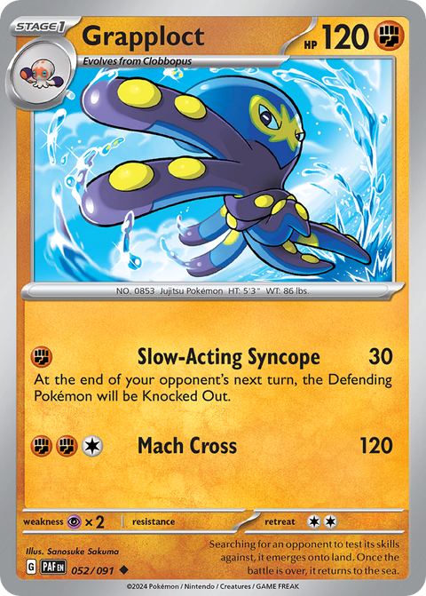 Grapploct (052/091) [Scarlet & Violet: Paldean Fates]