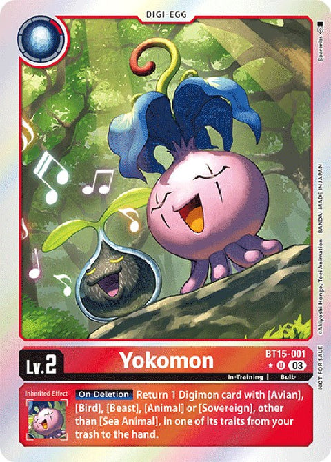 Yokomon [BT15-001] (Exceed Apocalypse Box Promotion Pack) [Exceed Apocalypse Promos]