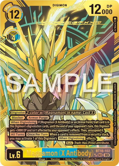 Magnamon (X Antibody) [BT16-102] (Textured) [Beginning Observer]