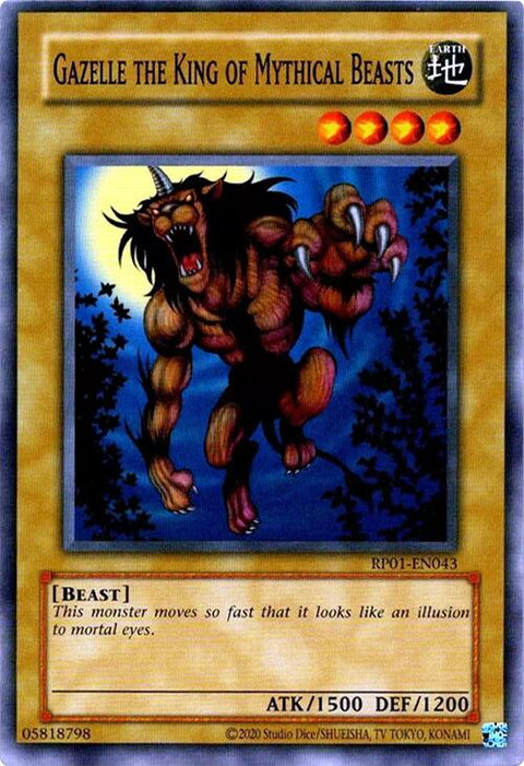 Gazelle the King of Mythical Beasts [RP01-EN043] Common