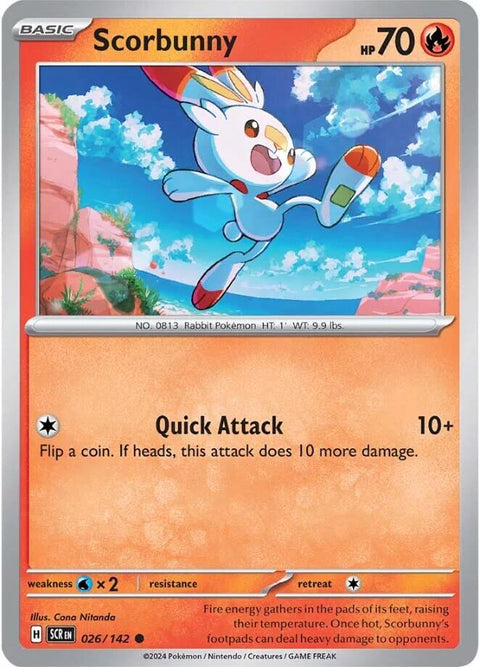 Scorbunny (026/142) [Scarlet & Violet: Stellar Crown]