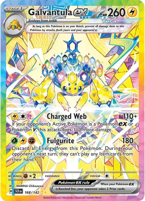Galvantula ex (168/142) [Scarlet & Violet: Stellar Crown]