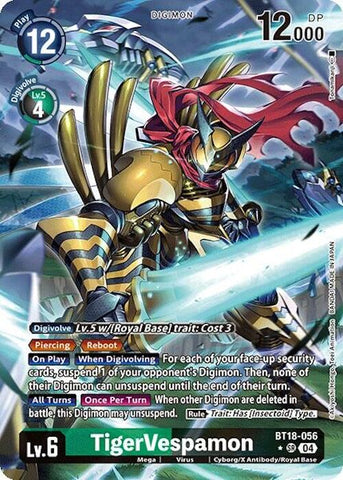 TigerVespamon [BT18-056] (Alternate Art) [Release Special Booster Ver.2.0]