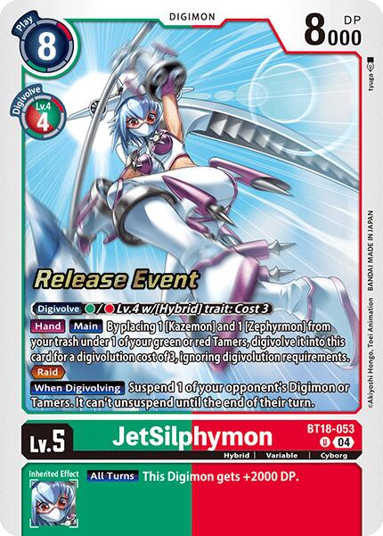 JetSilphymon [BT18-053] [Release Special Booster Ver.2.0 Promos]