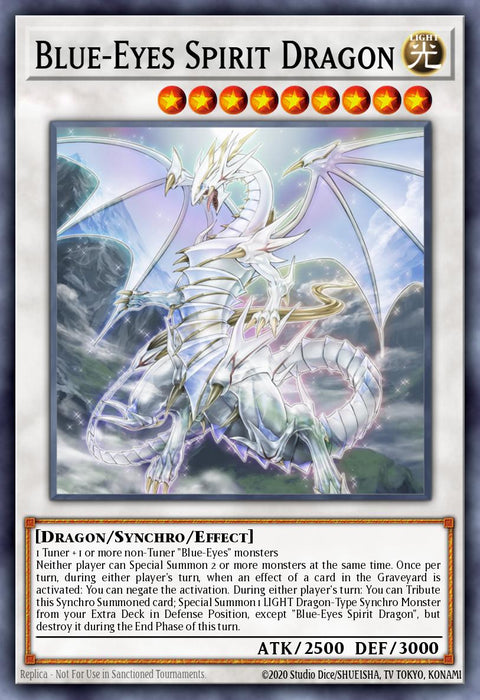 Blue-Eyes Spirit Dragon (Unlimited Misprint) [SDWD-EN038] Common