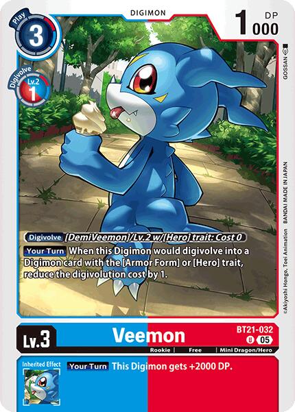 Veemon [BT21-032] [World Convergence]
