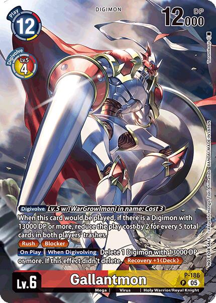 Gallantmon [P-186] (BT-21: Illustration Celebration Pack) [World Convergence]
