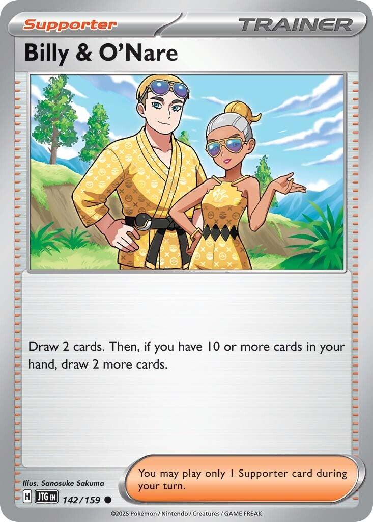 Billy & O'Nare (142/159) [Scarlet & Violet: Journey Together]