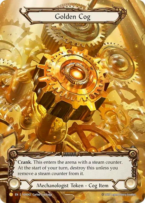 Golden Cog (Marvel) [SEA042] (High Seas)  Rainbow Foil