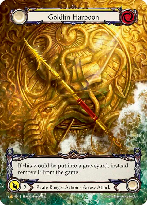 Goldfin Harpoon (Marvel) (Golden) [SEA093] (High Seas)  Cold Foil