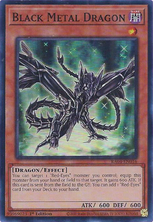 Black Metal Dragon [RA04-EN016] Super Rare
