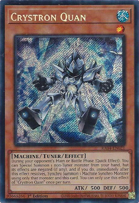 Crystron Quan [RA04-EN021] Secret Rare