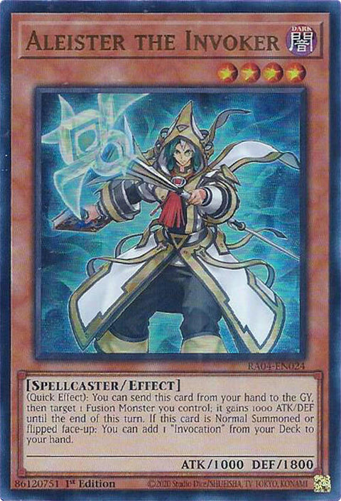 Aleister the Invoker (Alternate Art) [RA04-EN024] Ultra Rare