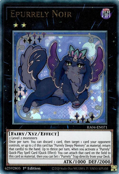 Epurrely Noir [RA04-EN071] Prismatic Ultimate Rare